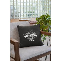 Nagymamának nincs párja fekete párna