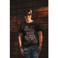 Csak egy mama vagyok fekete póló
