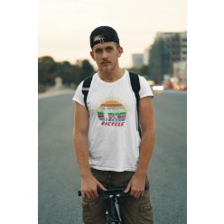 Az élet jobb biciklin fehér póló