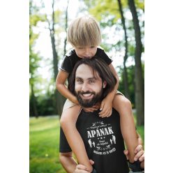 Piszkosul nehéz apának lenni fekete póló