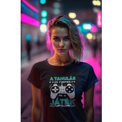 A játék fontosabb fekete póló