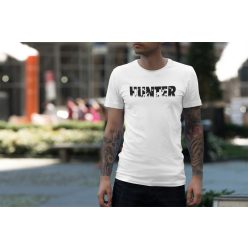 HUNTER feliratú fehér póló