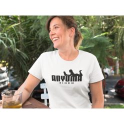 ANYUMA lepihen fehér póló