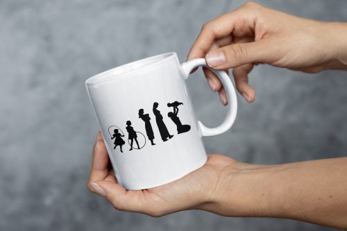 Anya evolúció bögre