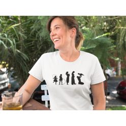 Anya evolúció fehér póló