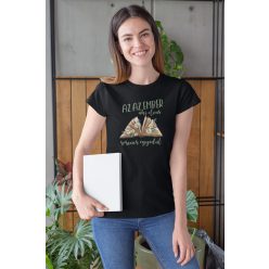 Az az ember aki olvas fekete póló