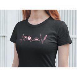 EKG minta tanároknak fekete póló