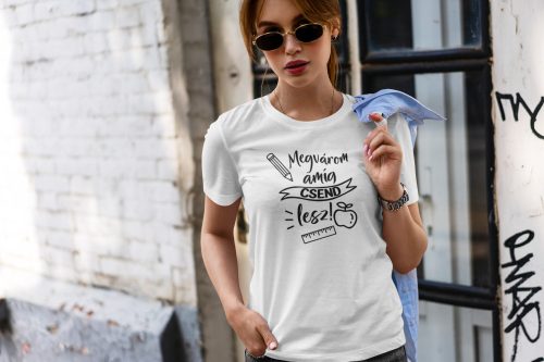 Megvárom amíg csend lesz fehér póló