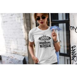 Én egy tanár vagyok fehér póló