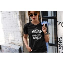 Én egy tanár vagyok fekete póló