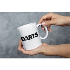 Darts feliratú bögre