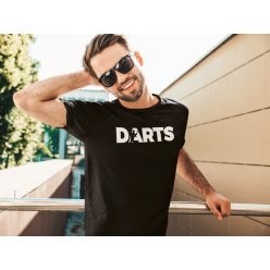 Darts feliratú fekete póló
