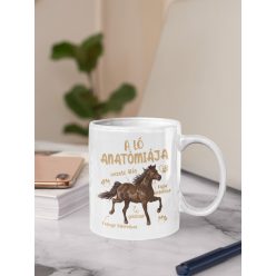 A ló anatómiája bögre