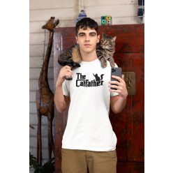 The Catfather fehér póló