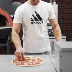 Szakács adidas logó fehér póló