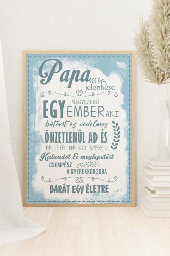 Papa jelentése poszter