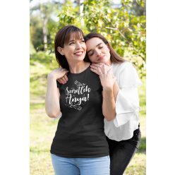 Szeretlek Anya fekete póló