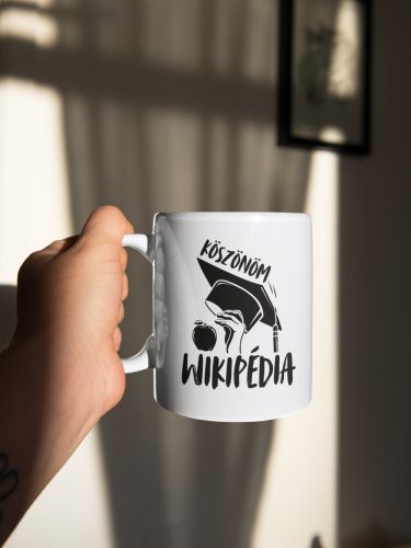 Köszönöm Wikipédia bögre