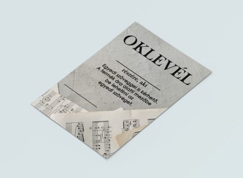 Zenei oklevél