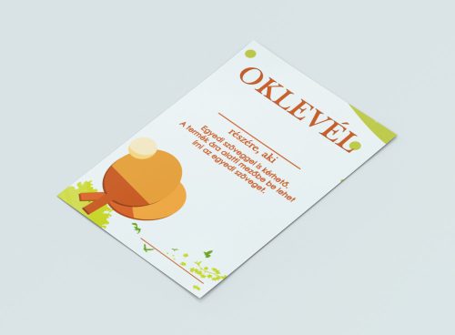 Ping-pong oklevél