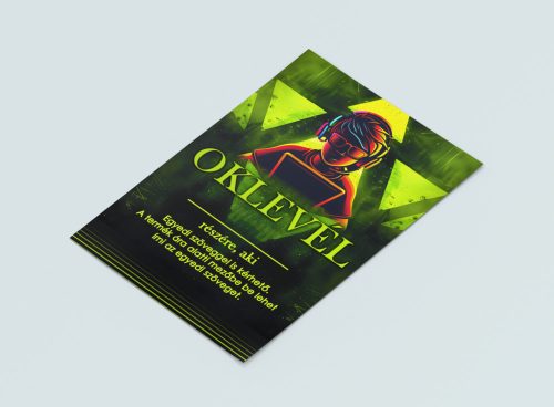Gamer oklevél