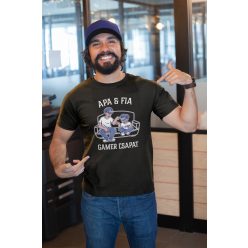 Gamer csapat fekete póló