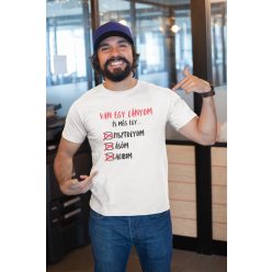 Van egy lányom fehér póló