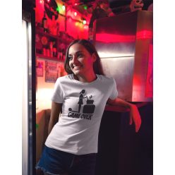 GAME OVER fehér póló