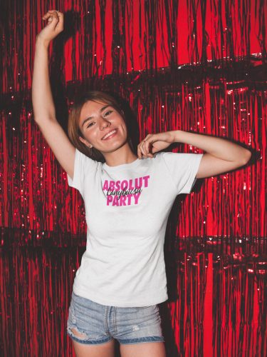 ABSOLUT lánybúcsú fehér póló
