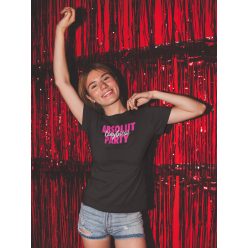 ABSOLUT lánybúcsú fekete póló