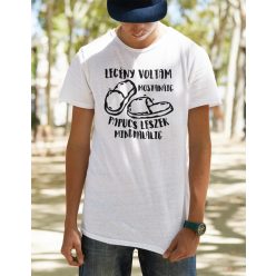 Legény voltam mostanáig fehér póló