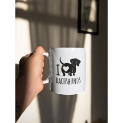 Szeretem a tacskókat bögre