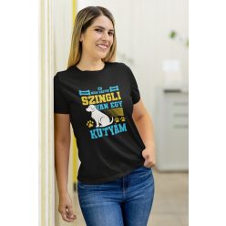 Nem vagyok szingli fekete póló