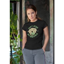 Golden Retriver fekete póló