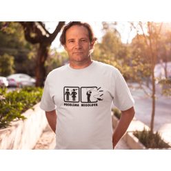 Probléma megoldva fehér póló