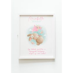 Egyedi nyuszis emlékőrző