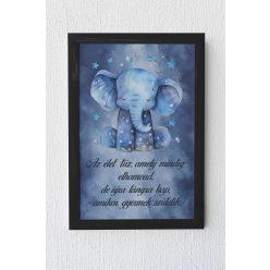 Elefántos idézetes emlékőrző