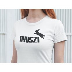 NYUSZI fehér póló