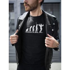 Edző evolúció fekete póló