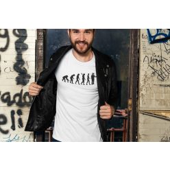 Méhész evolúció fehér póló