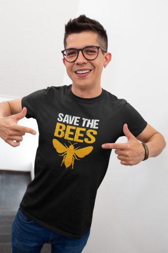 Save the bees fekete póló