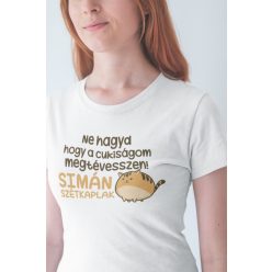 Simán szétkaplak fehér póló