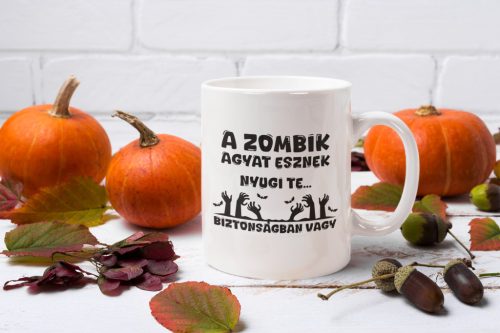 A zombik agyat esznek bögre
