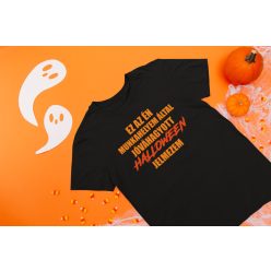 Halloween jelmez fekete póló