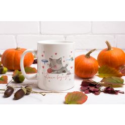 Egyedi cicás bögre