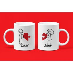 Egyedi páros bögre