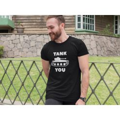Tank you fekete póló