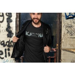 Katona feliratú fekete póló