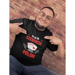 Ez az én szerencse pólóm fekete póló