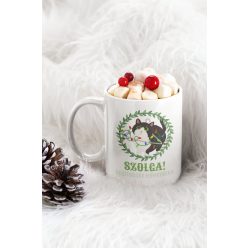 Szolga karácsonyi bögre